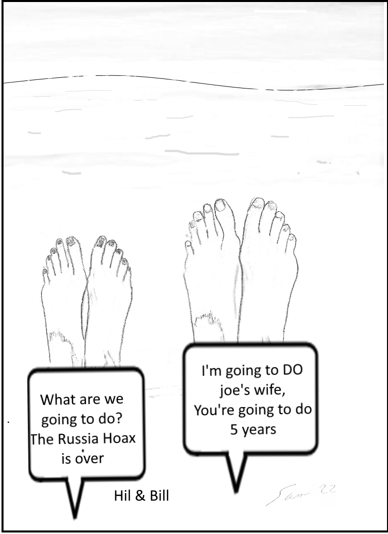 Beach Feet Hill & Bill Russia Hoax